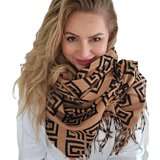 Pri Scarf Scarf Stylish warm Geometric pattern soft smooth 180x70 cm Cene