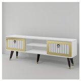 Hanah home tv polica lidya white gold | ePonuda.com