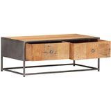  Stolić za kavu 90 x 50 x 35 cm od masivnog obnovljenog drva | shoptok.hr