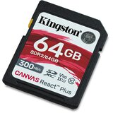 Kingston Spominska kartica Canvas React Plus 64GB SDXC UHS-II V90 U3 (SDR2/64GB) | Shoptok.si