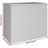  Škatla za smeti 2 pcs Črna 65 x 80 x 115 cm Polietilen - - črna - 25.4 - 65 x 80 x 115 cm - 2025- | Shoptok.si