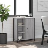 Komoda boja hrasta sonome 70 x 30 x 80 cm od konstruiranog drva Siva | shoptok.hr