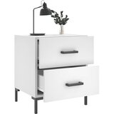  Noćni ormarići 2 kom bijeli 40x35x47,5 cm od konstruiranog drva | shoptok.hr