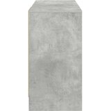  Stol s policom Betonski sivi 100 x 40 x 75 cm Konstruirano drvo | shoptok.hr