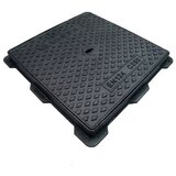 Master Poklopac za šaht kvadratni 400x400x35mm B125 MBS50 crni | Eponuda.ba
