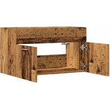  Kupaonski ormarić za umivaonik staro drvo konstruirano drvo Smeđa 80 x 38.5 x 46 cm | shoptok.hr
