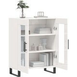  Komoda sjajna bijela 69 5x34x90 cm od konstruiranog drva | shoptok.hr