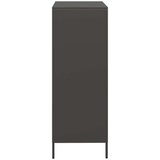 vidaXL Visoka komoda crna 39x35x103,5 cm čelična | shoptok.hr