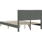  Okvir za krevet Tamno siva 120 x 200 cm tkanina - Tamno siva 120 x 200 cm | shoptok.hr