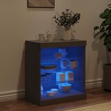  Komoda s LED svjetlima crna 60,5x37x67 cm | shoptok.hr