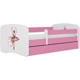 MID.YOU Dječji krevet Dreamy balerina 160x80 sa madracem s ladicom Rozičasta | shoptok.hr