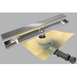 Revestech kanalica za tuš i terase sa rešetkom za keramiku i preinstaliranom dry 40 hidroizolacijom linear basic duo 80, 25x25 cm Cene