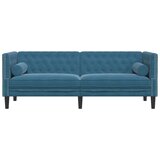  Trosjed Chesterfield s jastučićima plavi baršunasti | shoptok.hr