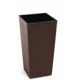 Plana Visok cvetlični lonec Finesa (25 x 25 x 46,5 cm, rjavi) | Shoptok.si
