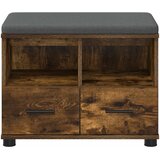  Klupa za hodnik s jastukom Dimljeni Hrast 60 x 38 x 46 cm | shoptok.hr