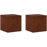  Stalak za biljke 2 pcs Rđa 40 x 40 x 40 cm Otporni čelik | shoptok.hr