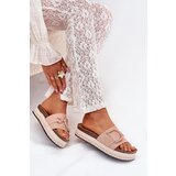 Boto Women's Platform Sandals With Decoration Pink Daphira | Shoptok.si