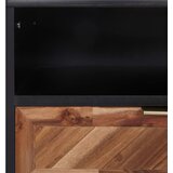 TV ormarić 100 x 35 x 45 cm od masivnog bagremovog drva i MDF-a | shoptok.hr