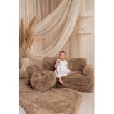 MeowBaby Bež otroški fotelj Mammoth – | Shoptok.si