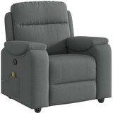 Maison Chic masažni naslanjač - Relax naslanjač temno sivo blago, (22134788) | Shoptok.si