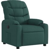 Maison Chic Naslanjač - Relax naslanjač iz temno zelenega blaga, (22062019) | Shoptok.si