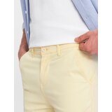 Ombre Men's chinos shorts with denim trim | Shoptok.si