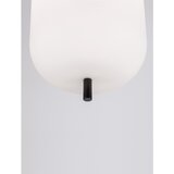 Nova Luce Bijela/crna staklena viseća svjetiljka ø 22 cm Lato – | shoptok.hr