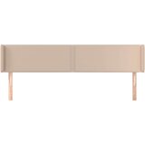  Uzglavlje s ušima boja cappuccina 183x16x78/88 cm umjetna koža | shoptok.hr