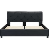  Za krevet od umjetne kože crni 140 x 200 cm | shoptok.hr