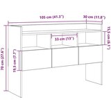 vidaXL Komoda staro drvo 105x30x70 cm konstruirano drvo | shoptok.hr
