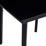  7-dijelni vrtni blagovaonski set crni | shoptok.hr