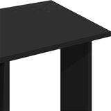  Ormar s kotačima crni 102 x 38 x 110 cm od konstruiranog drva | shoptok.hr