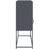 vidaXL Komoda antracitna 100,5x39x107 cm hladno valjano jeklo | Shoptok.si