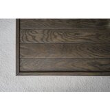 Rowico Temno rjava mizica s hrastovo mizno ploščo ø 70 cm Deerfield – | Shoptok.si
