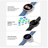 Ms Mobile DT5 Smart Watch crni (crna silikonska i braon kožna narukvica) | Eponuda.com