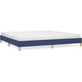  Okvir za krevet bez madraca plavi 200x200 cm od tkanine | shoptok.hr
