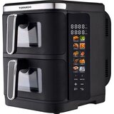 Tornado friteza na vrući zrak s dvije košare, 2×5,5 l (ukupno 11 l), 2×1400 W, 10 | shoptok.hr