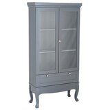 Ellos Home Siva viseća vitrina od MDF-a 85x170,5x35 cm Prato – Cijene