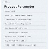  Kućni punjač KONFULON Joko JK77 2.4A sa kablom USB na iPhone Lightning beli 1m | Eponuda.com