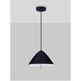 Nova Luce Mat crna metalna LED viseća svjetiljka s metalnim sjenilom ø 40 cm Oros – | shoptok.hr
