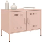 vidaXL TV ormarić ružičasti 68 x 39 x 50,5 cm čelični | shoptok.hr