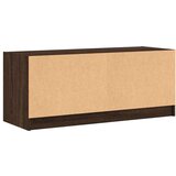 TV omarica s steklenimi vrati rjavi hrast 102x37x42 cm | Shoptok.si