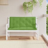  Jastuci za vrtnu klupu 2 kom zeleni 120x50x7 cm tkanina | Eponuda.com