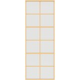  Klizna vrata zlatna 76x205 cm matirano staklo ESG i aluminij | shoptok.hr