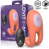 INTOYOU Lovit Flexible Vibrating Couple Toy with Remote Orange Cene