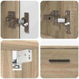  Set namještaja za kupaonicu s ladicama Zidne 2 pcs sonoma hrast | shoptok.hr