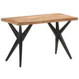 vidaXL Blagovaonski stol 120 x 60 x 76 cm od masivnog bagremovog drva u