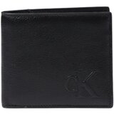 Calvin Klein Jeans Denarnice BOLD CK EW BILLFOLD W/ COIN LV04G1072G Črna u