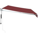 Tenda na automatsko uvlačenje bordo 350x250 cm | shoptok.hr