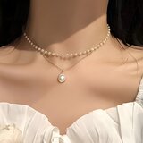 Ogrlica LI - 7445 - Srebrna KP7445 | shoptok.hr